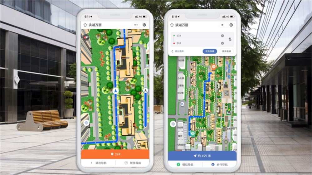 园区定位导航系统：人员路线指引，打造信息化新型园区