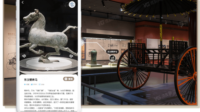 展馆导览系统：展品自动讲解，720°线上展示